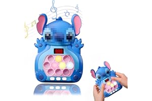 YCAAEO Pop It Electronique,Pop It Lumineux,Pop It Game Machine,Push Pop it Jeu Électronique,Console de Bubble Breakthrough Puzzle Pop Game pour Enfants et Adultes (Bleu)