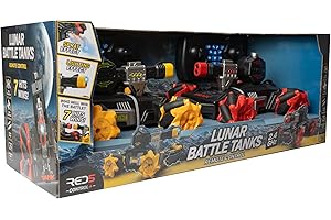 RED5 Remote Control Drifting Lunar Battle Tanks IR Duo Pack with Smoke Effect