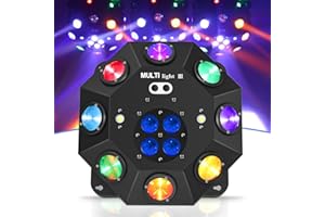 WZYBUTA 100W Teste Mobili LED RGBW Luci DJ Stroboscopica Luci Discoteca per Bar Club Illuminazione palco Party