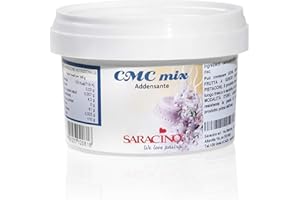 SARACINO WE LOVE PASTRY Saracino CMC Mix - Preparato di Carbossimetilcellulosa Per Pasticceria Da 100 g Made In Italy bianco