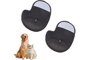 BINXIAOQIN 2 Stück Fellmagnet FellwunderbüRste Katzenhaarentferner Handschuh Tierhaarentfernung Fell Magnet Handschuh Katzenhaare Pet Handschuhe Katzenhandschuh Generisch Fell Magnet Tierhaarentferner