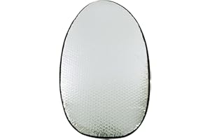 Hailerio Coprisedile per Moto | Coprisedile in Lamina di Alluminio Riflettente per Sole - Cuscino Parasole per Moto Impermeabile con Isolamento Termico per Moto, Scooter per ciclomotori