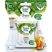 Sugar Free Green 100% Natural Sweetener and Sugar Substitute - 300 Pellets