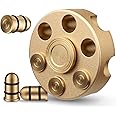 Cool Alloy Fidget Spinner Metal, Fidget Cube Chain Toys Sensory Gadget Finger Hand Spinner Focus Stress Relief Toy, Desk Toy Spining Top Christmas Stocking Stuffer Gift for Kids Adults Gold