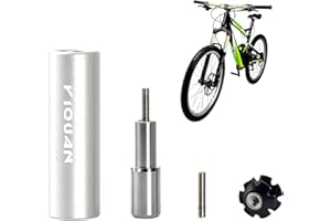VELLICHOR EUROPE MTB Bike Cycling Front Fork Headset Star Nut Tool Setter | Durable Steel & Aluminium Alloy | Fits 22.2mm, 25.4mm, 28.6mm | Easy Installation | Includes Spare Screw & Nut | Essential for Cyclists