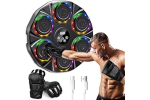 semai Music Boxing Machine, Musik Boxmaschine Bluetooth, 9 Geschwindigkeitsmodi und Zählmodus Musik Power Boxing Boxautomat für Erwachsene Kinder Music Punch Boxtraining