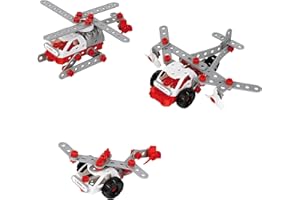 Theo Klein 8791 Bosch 3 en 1 Set de construction Helicopter Team Pour construire différents engins aériens Fiches de construction pour trois modèles différents Jouet pour enfants à partir de trois ans