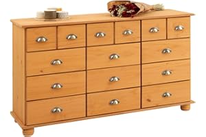 IDIMEX Colmar - Cassettiera stile farmacia in pino