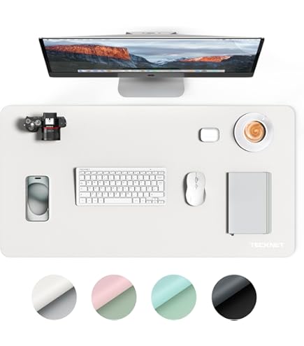 Tappetino Scrivania Trasparente PVC - 80x40 Cm, Antiscivolo, Impermeabile, Con Bordi Rotondi - Foto 8