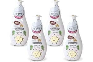 The Fruit Company 26300012 - Jabón de Manos Espuma Mousse, Coco, 250 ml, 4 ud.