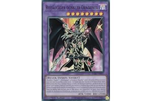 RA02-DE021 - Rotäugiger dunkler Dragoner - Super Rare - 1. Auflage - Deutsch - 25th Anniversary Rarity Collection II - mit LMS Trading Fieldcenter-Karte Yugioh