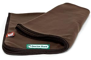 ‎DOCTOR BARK Doctor Bark | kuschelige Hundedecke waschbar bis 95°C, hygienische, weiche Fleecedecke für Sofa und Hundebett, Flauschige Haustierdecke - Made in Germany (XL - 140x100 cm/Braun)