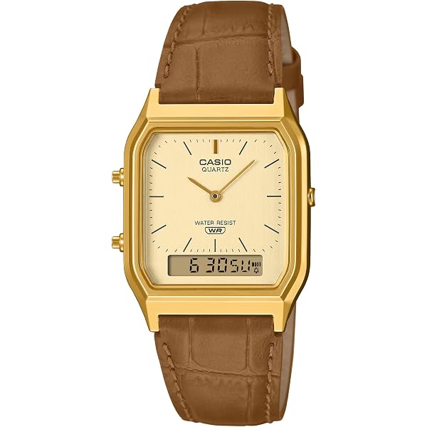 Montre Casio AQ-47 Vintage - Affichage Digital Et Analogique - Malaysia - Occasion Testée OK