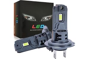 ADAURIS H7 LED Headlight Bulb, H7 Blub Super Bright H7 Led Blub 6500k 80W Cool White IP68 Waterproof Plug and Play, Pack of 2