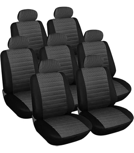 Coprisedili Auto Universali ESituro - Set 2 Posti Anteriori In Poliestere Antisudore Con Fodere - Foto 10