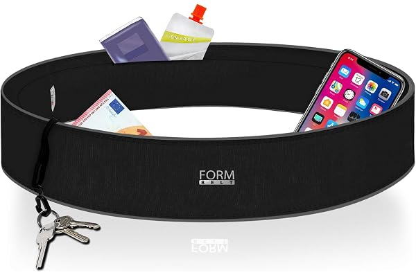 Formbelt® Sac Banane/Ceinture Running pour Ranger Le Smartphone, Les clefs et la Gourde - Sport, Course à Pied, Yoga, Fitness, Velo