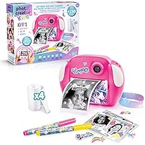 Canal Toys Instant camera, navulset met speciaal kleurpapier, CLK 016, wit