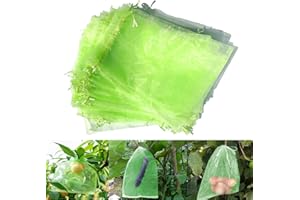 MAILEKT Sac Protection Fruits, Sachet Protection Raisin 100 Pièces, Sachet Protection Fruits 20x 30cm, Sac de Protection pour Fruits pour Potéger Les Grappes de Raisin des Frelons et des Oiseaux