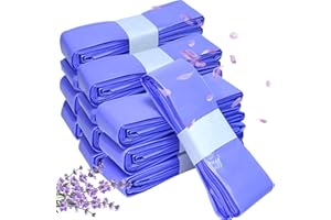 Dazhtu Lot de 12 Recharge Poubelle à Couches, 4,5M Sac Poubelle Couche Grande Capacité Étendu Épaissi Recharge, Bebe Recharge Sac Poubelle Couche Compatible avec Tommee Tippee, Angelcare, Violet