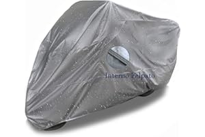 Rebeca Shop Housse de protection pour moto molletonnée et imperméable | housse en tissu PVC | taille S | housse extérieure universelle | scooter moto moto scooter (S - 183 x 89 x 122 cm)