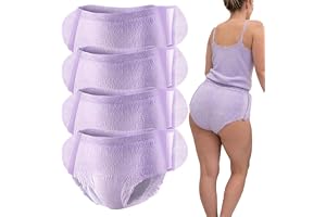 Dam Menstrosor 4-pack absorberande läckagesäkra periodtrosor | Menstruationstrosor För Natten Flickor, Mammor, Fruar, Flickvänner, Resenärer, , Lägenhet, Resor, Gym