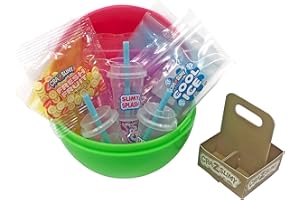 CRA-Z-ART Cra-Z-Slimy world of Mini Mania Surprise Ball Collectables Make your own miniature slimy foods with add ins- Styles May Vary, Neon Green