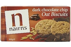NAIRN'S Nairns Dark Chocolate Chip Biscuits 200 g (Pack of 8)