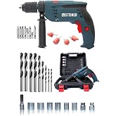 Steiner Alman 3400 Watt Sjs Metal Sanzıman Devir Ayarlı S&uuml;per Torq Darbeli Matkap 30 Par&ccedil;a Setli Su Yeşili