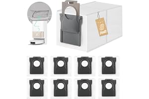 RONGZY 8PCS Sacchetti per la Polvere per Dreame X40 Ultra Complete/L40 Ultra Sacchetti per la Polvere di Ricambio per Dreame X30 Ultra/X50 Ultra/L50 Pro Ultra Robot Aspirapolvere Accessory