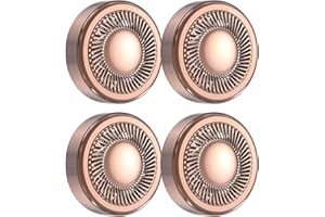 Replacement Heads for Flawless Generation 1 4PCS, Mellbree Facial Hair Remover Replacement Heads Compatible with Finishing Touch Flawless Facial Hair Removal Tool Rose Gold