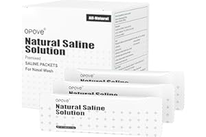 Opove Sale nasale nasale nasale per doccia nasale, Neti-Pot, Nose Cleaner, risciacquo nasale per adulti, 60 confezioni