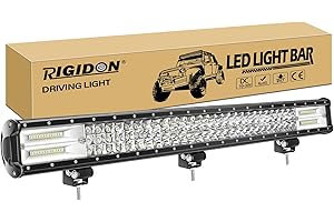 ‎RIGIDON RIGIDON Led lichtleiste kfz aussen, 12V 24V 28 Zoll 71cm 396W Spot Flut-Combo-Strahl offroad beleuchtung für SUV Offroad ATV, UTV, Traktor, LKW, Fahrzeuge, 6000K Weiß nebelscheinwerfer