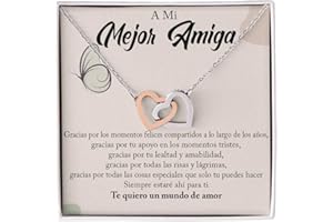 Bramart Collar para Mujer Esposa, Mamá, Novia, Hija, Amiga - Ideas de Regalos para ella, Aniversario de Matrimonio, Cumpleaños o Navidad - Estuche con DEDICATORIA incluido