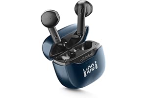 Cellularline Core Pro Écouteurs Bluetooth avec ENC et 4 Micros, Technologie Multipoint, Écran LED, Autopairing, 30 Heures d'Autonomie, Noir