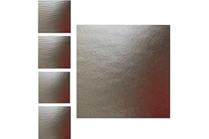 SOLI2 Placa Mica 15x15cm Microondas Universal-Repuesto Papel Mica Microondas-Recambios Plancha Mica Microondas-Accesorios Microondas Placa Mica-Repuesto Universal Papel Mica-Papel Mica Recortable(5pcs)