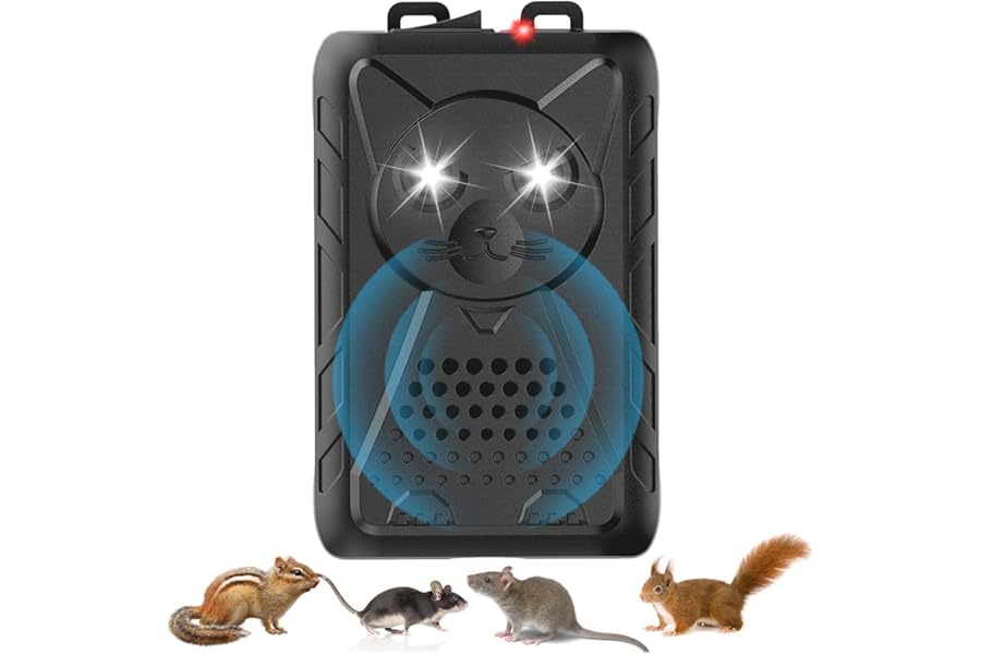 WARDBES Rat Rodent Pest Deterrent for Cars RV, Pest Mouse Repeller for Cars Engine Truck Garage,Pest Mouse Repeller for Cars Engine Truck Garage Attic Garden