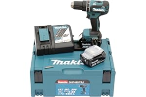 Makita Dhp485Rtj Wkrętarka, Zielony/Czarny, ‎25 x 7,9 x 18 cm; 1,8 kg