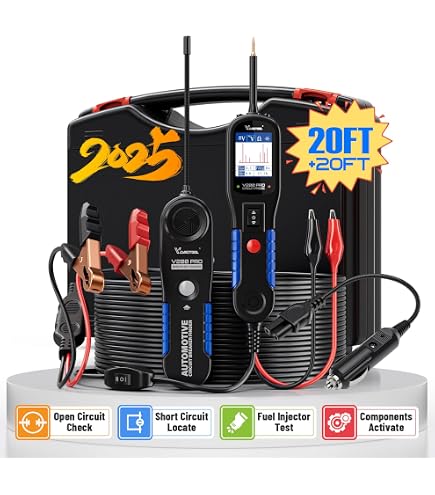 Testeur De Circuit Robuste – 6-24V Avec Cordon 12' – Neuf OEM – Pour Voiture, Moto, Utilitaire