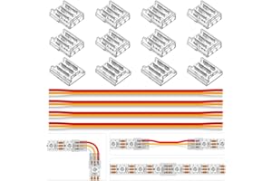 BTF-LIGHTING SMD 3pin 10 mm LED-kontaktkit med 12 st