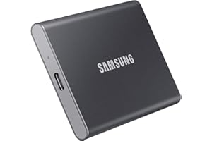 Samsung T7 MU-PC1T0T/WW, Disque SSD externe portable 1 To - USB 3.2 - Sécurisation par mot de passe - 1050 Mo/s