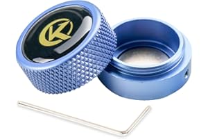 ‎KONLLEN KONLLEN Round Pool Cue Chalk Holder, Portable Cue Chalk Holder for Billiard Cue Snooker Accessories