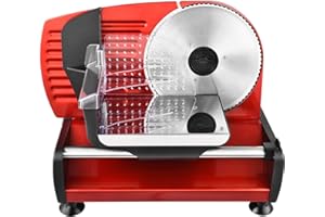 Team Kalorik Trancheuse Electrique, Molette de réglage 0-15 mm, 150 W, Rouge, TKG AS 1003 R