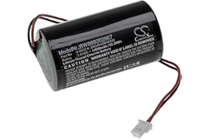 vhbw batteria sostituisce Visonic 0-9912-K, ER34615M/W200, ER34615M, 88030498 per sistema d'allarme (14500mAh, 3,6V, Li-SOCl2)