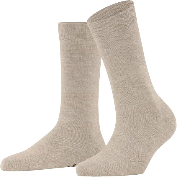 Chaussettes élégantes Travail Bureau FALKE Femme Cotton Touch 3-Pack Chaussettes Respirantes Durables Fines Chaussettes Mi-mollet Quotidien
