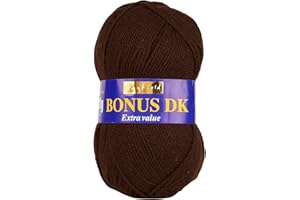 Sirdar Hayfield Bonus DK Double Knitting Yarn, Cocoa (575), 100g