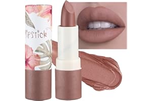 ANGLICOLOR Brown Lipstick,Matte,Smooth,Waterproof,Highly Pigmented Lipsticks（05#Brown）
