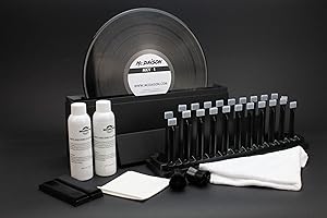 MC DAISON macchina lava dischi in vinile LP 33 45 giri 10" 12" Maxi Single con liquido concentrato per lavaggio fino a 500 dischi LP 33 giri per giradischi