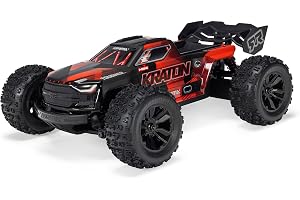 ARRMA Kraton 3S DSC 4 x 4 RTR 1/16 borstlös hastighetsbil, svart/röd, ARA2508T1