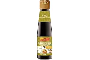 Lee Kum Kee Sweet Soy Sauce for Dim Sum and Rice, Vegan, No Added Preservatives, 207 ml (Pack of 6)