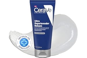 ‎CERAVE CeraVe Ultra Reparierender Balsam für Gesicht, Körper und Lippen, Creme für trockene, raue und rissige Haut, Mit 3 essenziellen Ceramiden und Hyaluronsäure